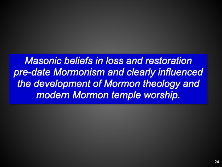 Masonic beliefs in loss and