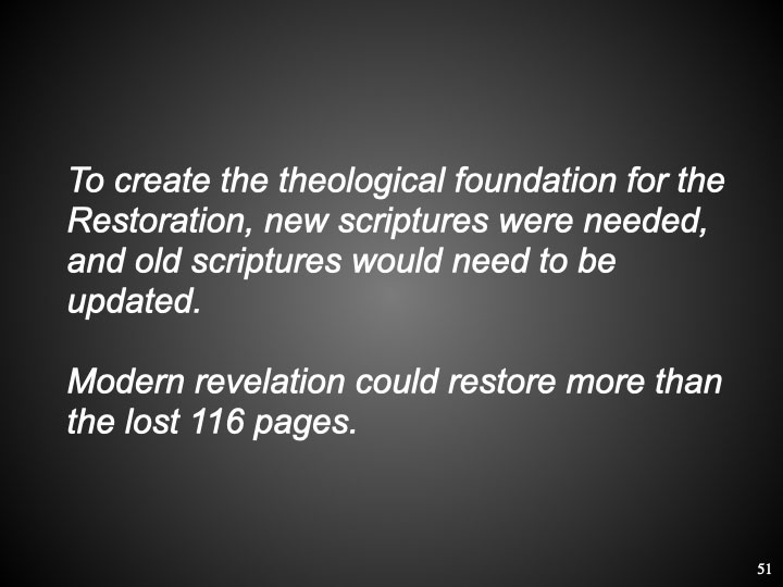 To create the theological foundation