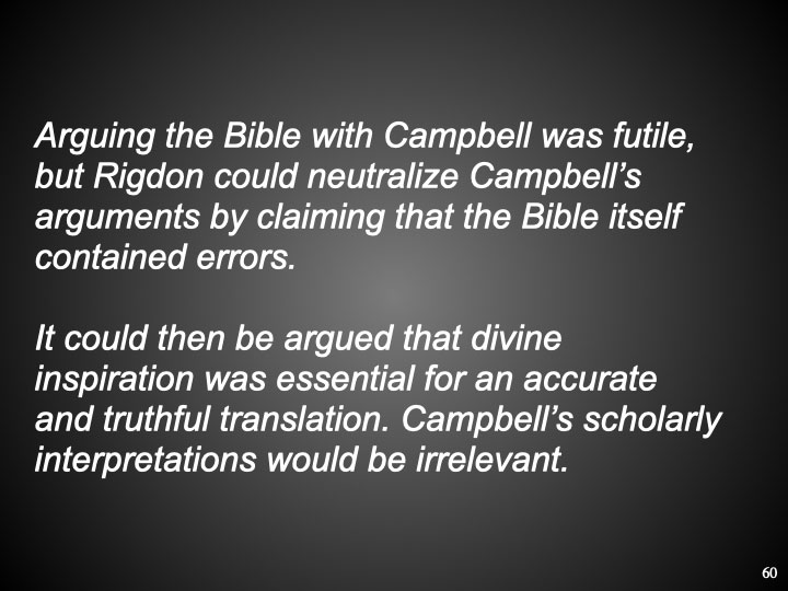 Arguing the Bible with Campbell