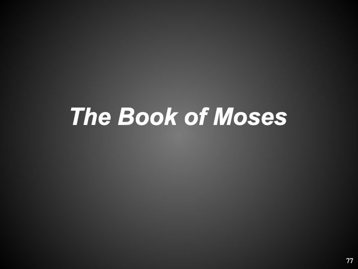 The Book of Moses