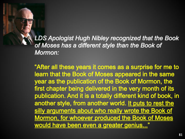 LDS Apologist Hugh Nibley recognized