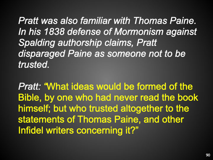 Pratt was also familiar with