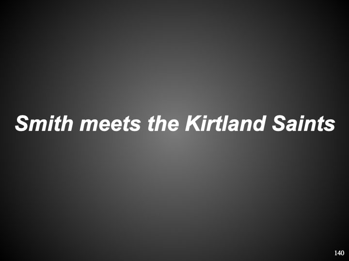 Smith meets the Kirtland Saints