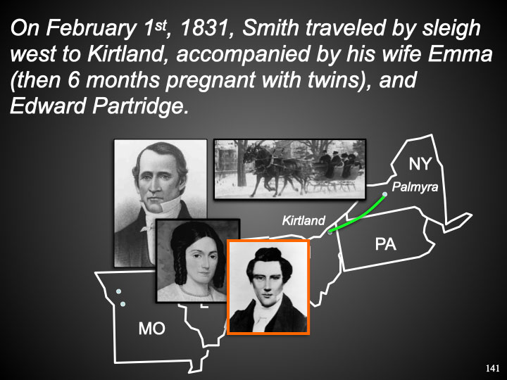 On February 1st, 1831, Smith 