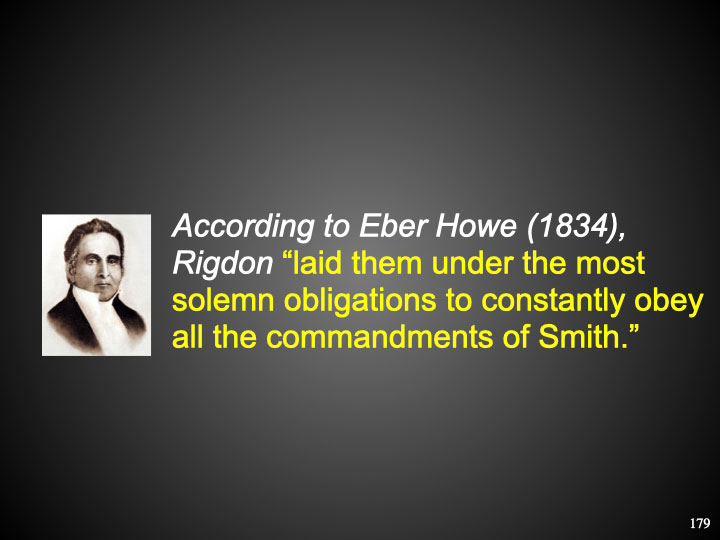 According to Eber Howe (1834), 