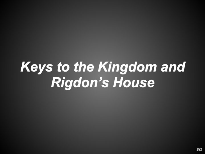 Keys to the Kingdom and