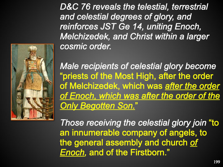D&C 76 reveals the telestial, 